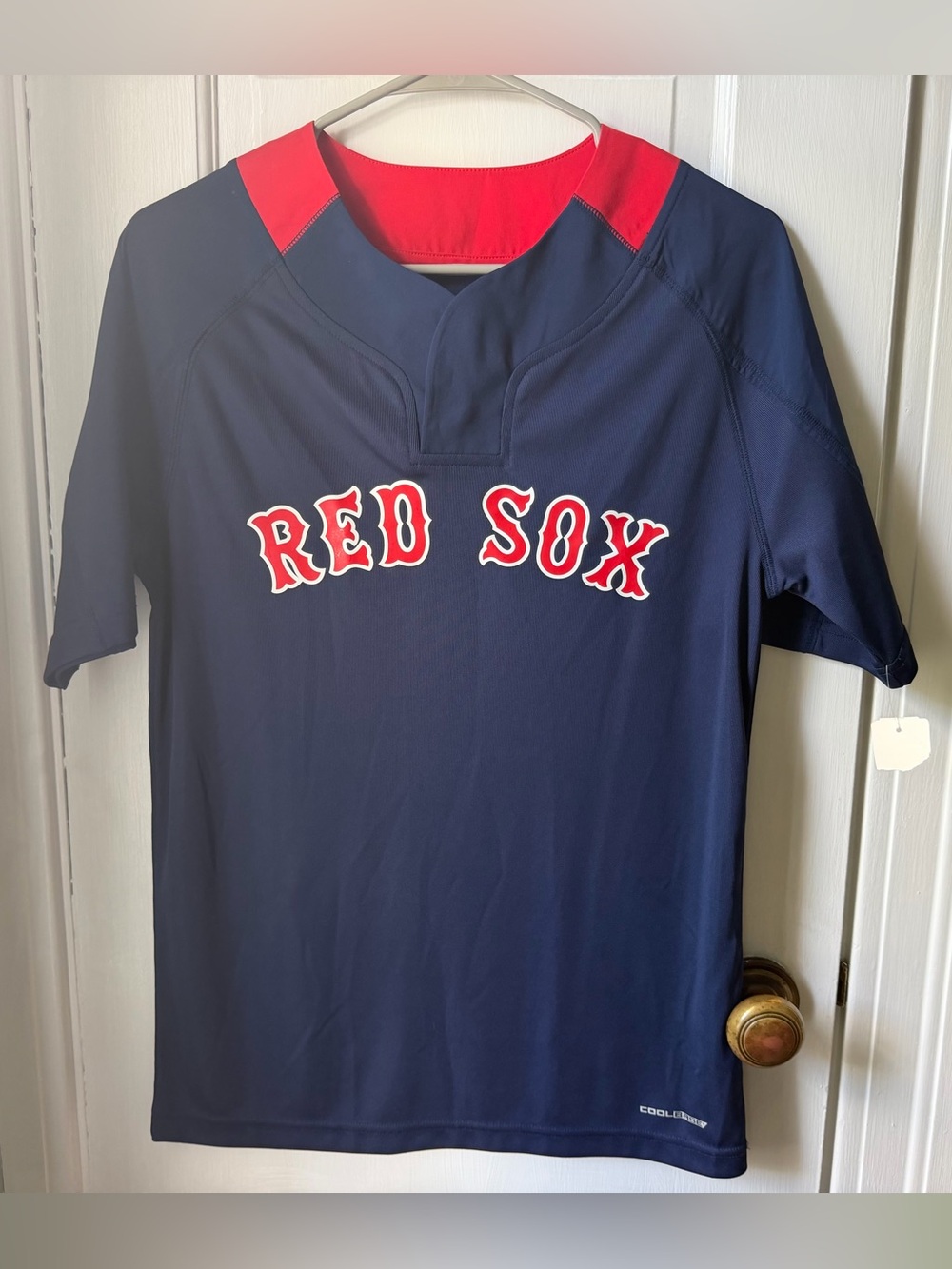 Majestic Cool Base Boston Red Sox Pullover Jersey 2 Snaps Size Small